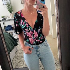 Floral bodysuit